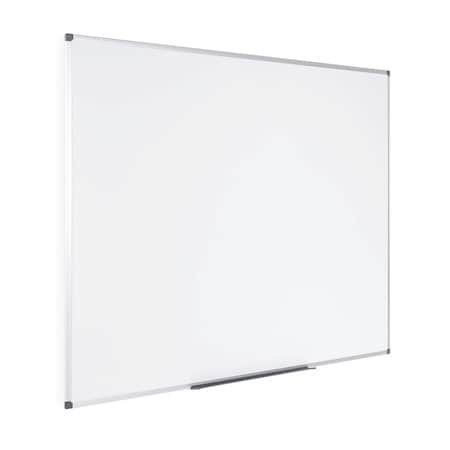 Officesource ViZual Collection Magnetic Steel Board with Aluminum Frame - 48" x 96" OS21071MSWH